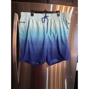 Lands' End Men's Sport Shorts Swim Trunks‎ Sz 2XL Blue